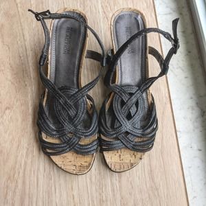 Strappy Kenneth Cole Reaction wedge heel sandals